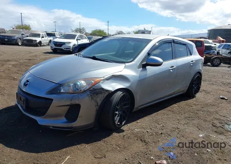 2012 Mazda Mazda3 I Touring z USA, uszkodzony, nr VIN JM1BL1L70C1619081
